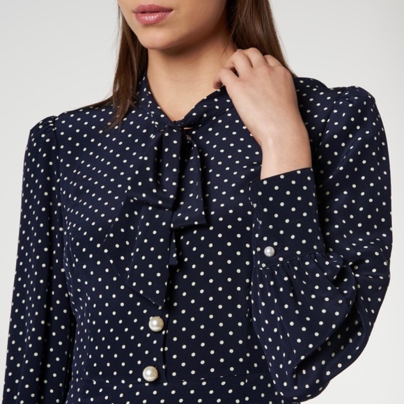 L.K. Bennett Blue Mortimer Dress - Picture 1 of 8